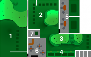 Grundplan Indoor Golf Midtjylland