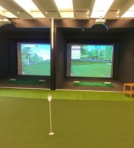 Full swing simulator golf